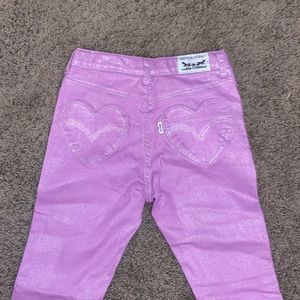 Pink girls LEVI jeans